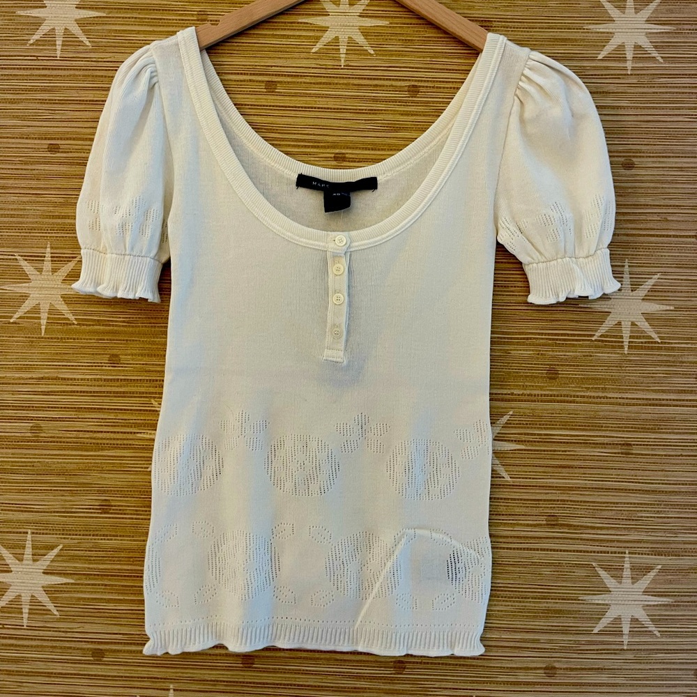 Marc Jacobs NWT cream shirt